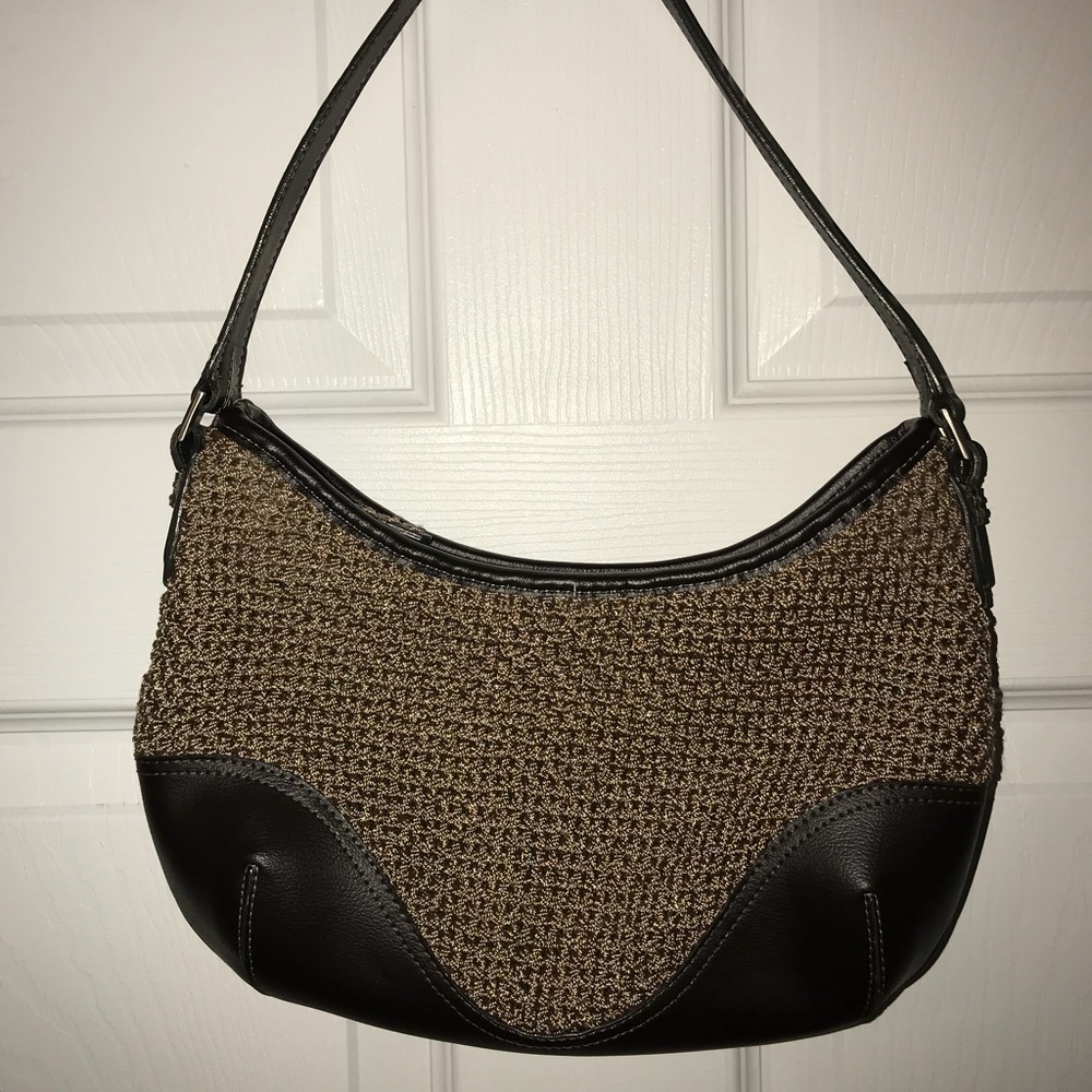 “The sak“ dark brown purse